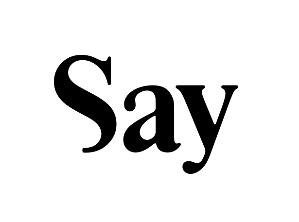 SAY